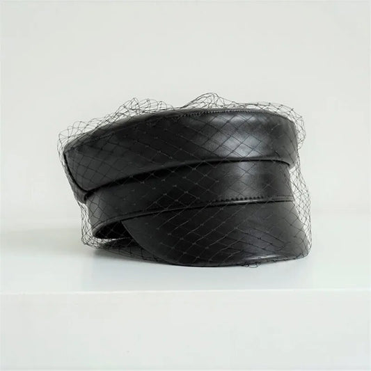 USPOP marca diseñador moda Otoño Invierno gorras mujeres malla hilo Newsboy gorras planas de mezclilla