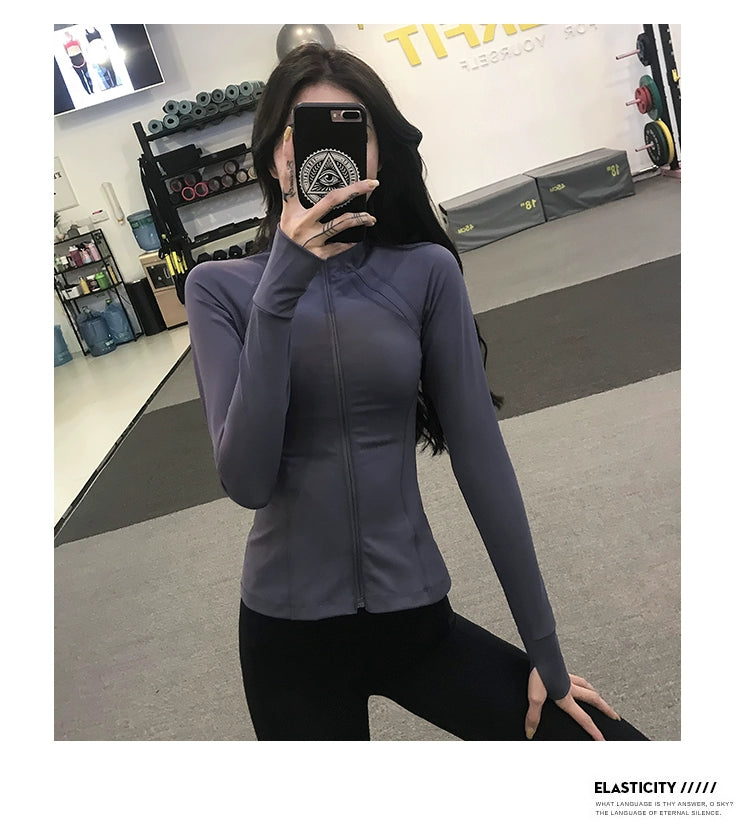 Fitness Girl Slimming Thin Yoga Clothes Sports Outwear