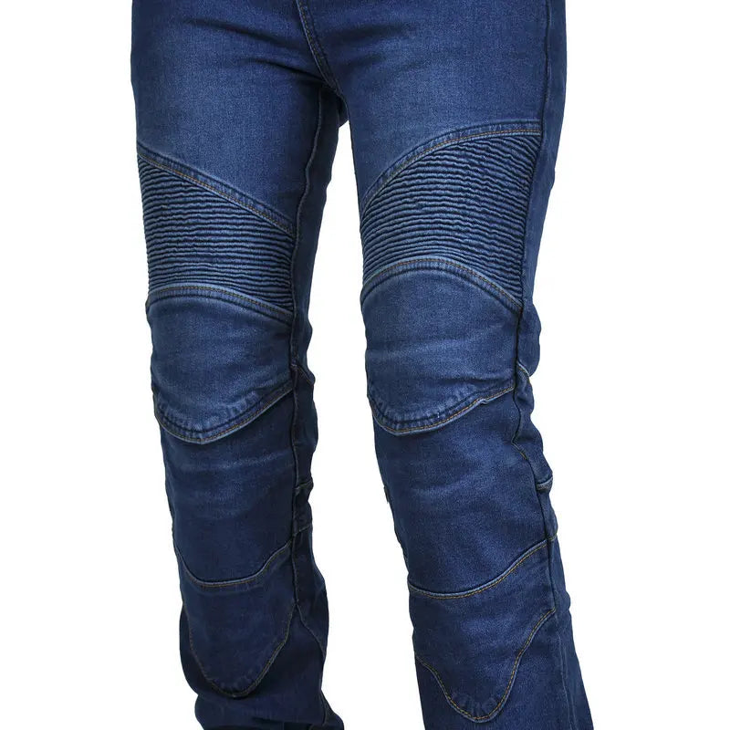 New Motorcycle Jeans Women Upgrade Silicone Protector Detachable Casual Fashion Racing Road Rider Four Seasons Moto Pants