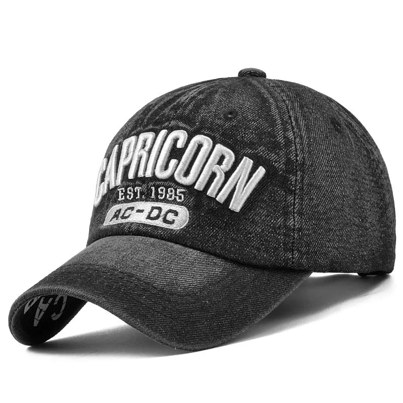 2026 Denim Baseball Cap Men Women Embroidery Letter Jeans Snapback Hat Casquette Summer Sports Hip Hop Cap Gorras Unisex hats