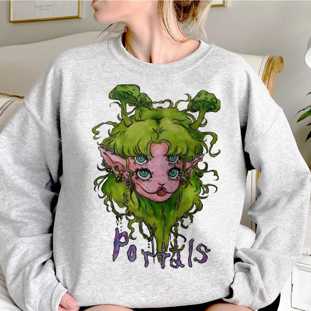 Melanie Martinez Cry Baby hoodie manga funny streetwear athleisure pattern casual wear girl sweatshirts hoddie funny patterned