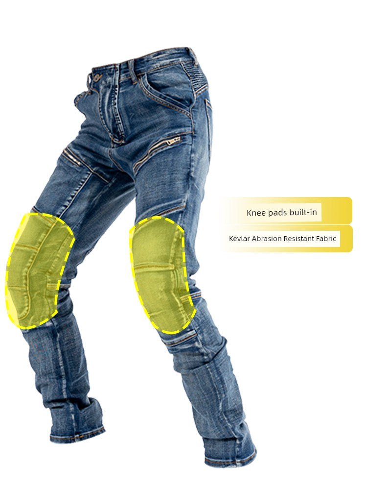 Moto Pants Kevlar Men's and Women's High-Elastic Motorcycle