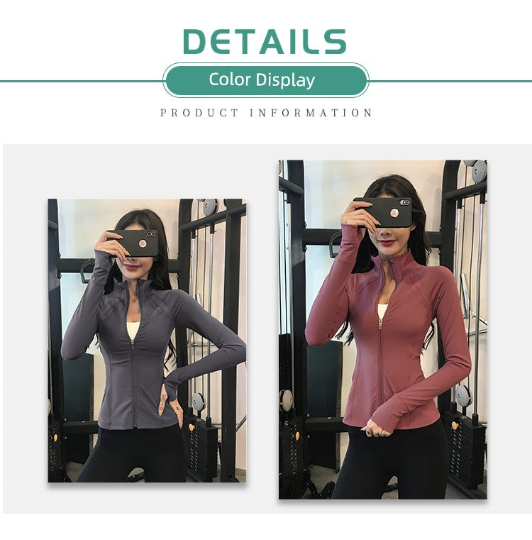 Fitness Girl Slimming Thin Yoga Clothes Sports Outwear