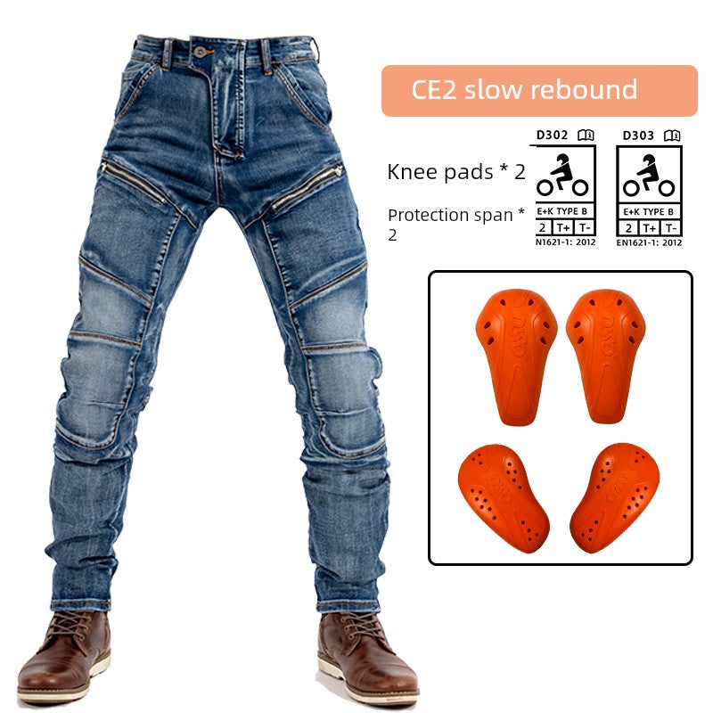 Moto Pants Kevlar Men's and Women's High-Elastic Motorcycle