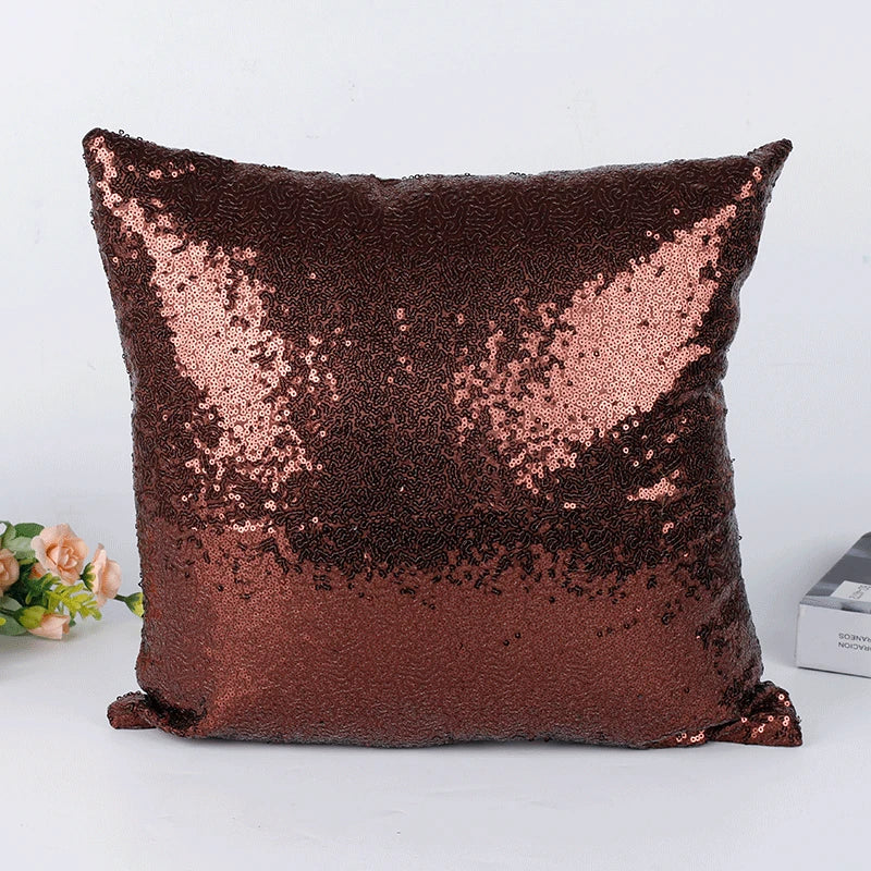 Sequin Pillow Cover Square Cushion Pillowcases Bar Party Home Gift Halloween Wedding Festival