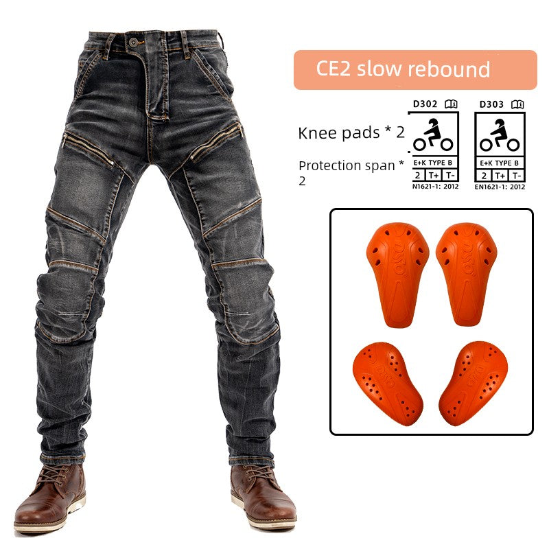 Moto Pants Kevlar Men's and Women's High-Elastic Motorcycle