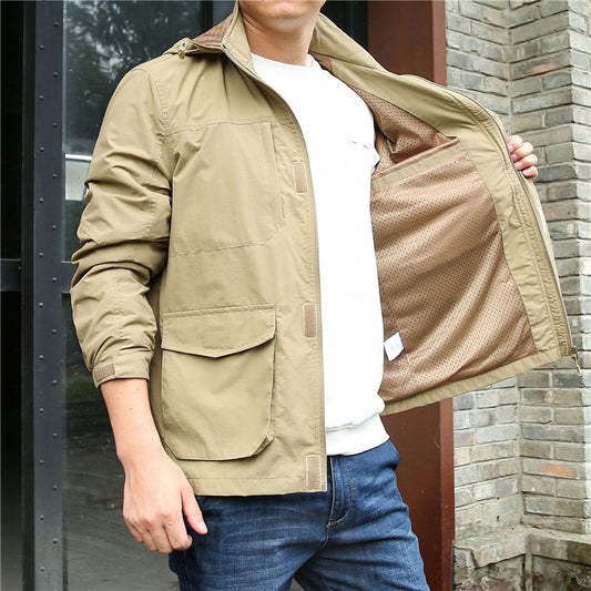 Mountaineering Hooded Jacket Men's Casual Jacket Outdoor
