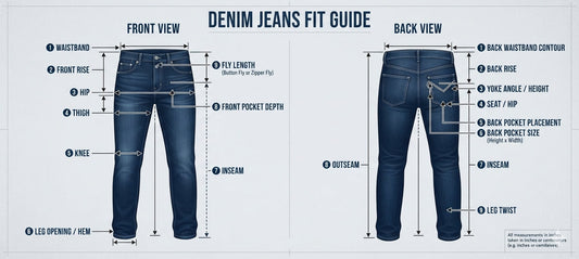 The Complete Denim Fit & Sizing Guide: How to Find Your Perfect Pair of Jeans