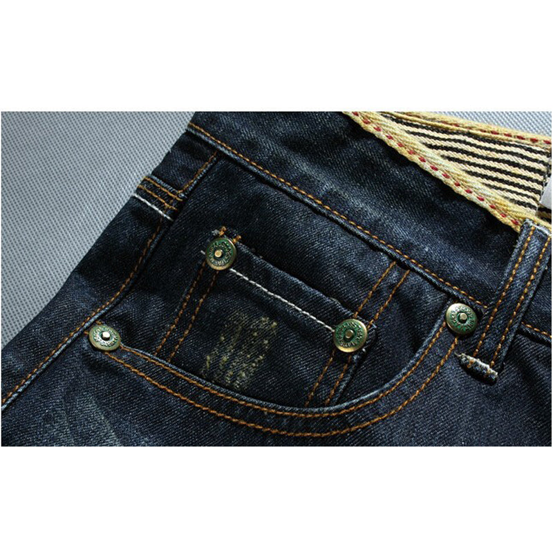 Beach shorts men's denim shorts