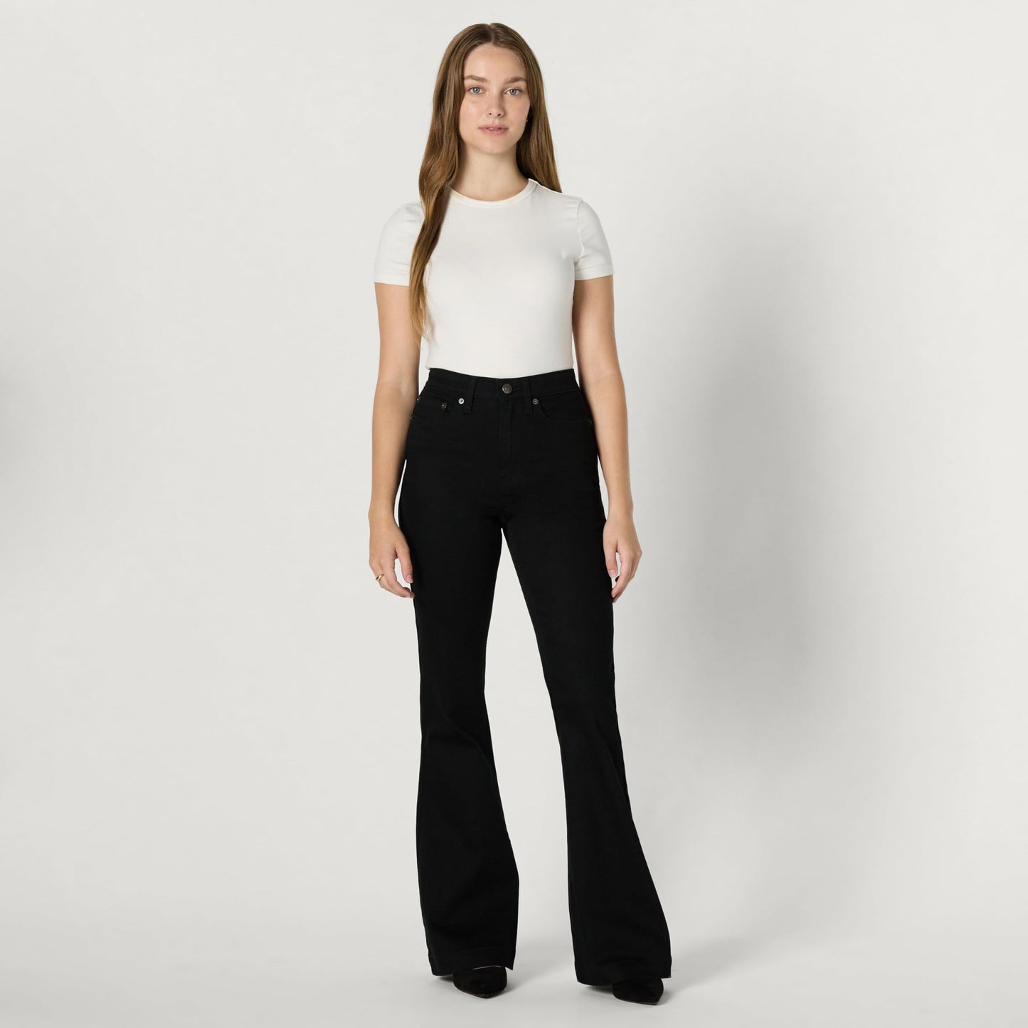 Women's High Stretch High-Rise Flare Jean