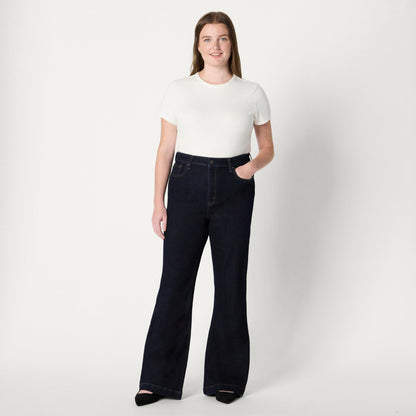 Women's High Stretch High-Rise Flare Jean