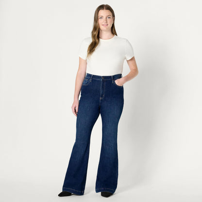 Women's High Stretch High-Rise Flare Jean