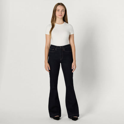 Women's High Stretch High-Rise Flare Jean