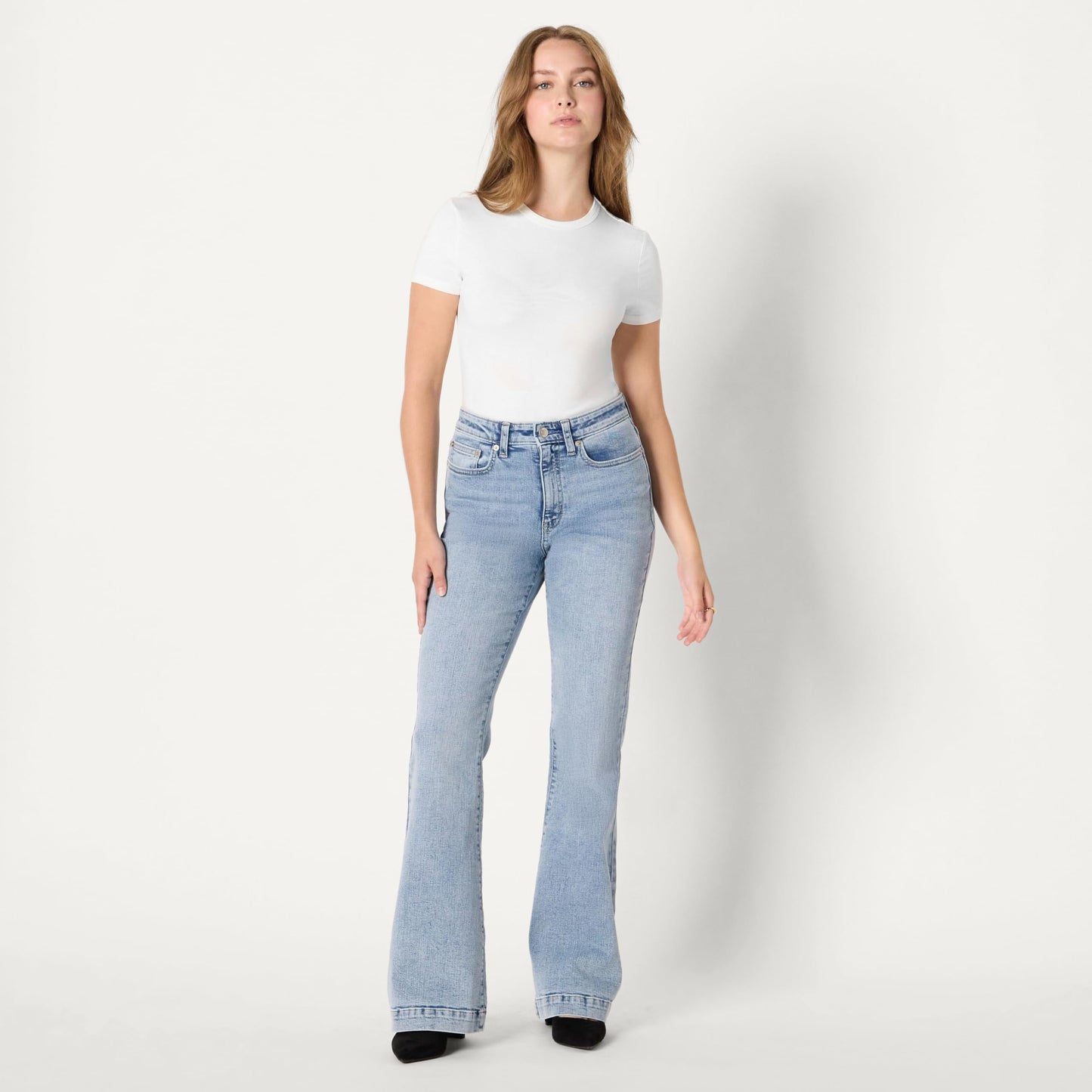 Women's High Stretch High-Rise Flare Jean