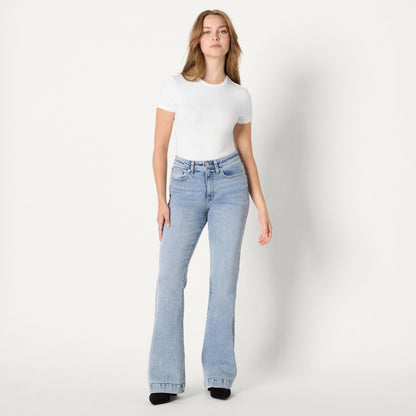 Women's High Stretch High-Rise Flare Jean