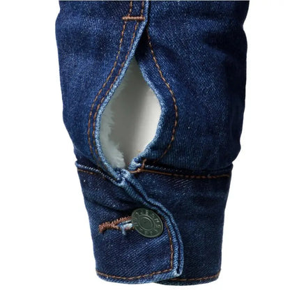Men Light Blue Denim Jackets Slim Casual Denim Coats New Male High Quality Cotton Thicker Winter Jean Jackets Warm Coats XS-6XL