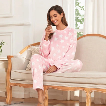 Free Shipping Pyjamas Femme Pjs Pj Pajamas for Women Sets Lounge Wear Two Piece Set Women Clothing