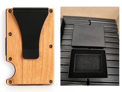 RFID Blocking Aluminium Card Holder/Smart Metal Slim Men Wallets/Minimalist Aluminum Wallet