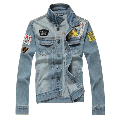 2024 Luxury Men's Fashion Denim Jacket