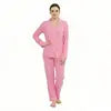Luxury pink Pajamas for Women Set 2 Piece Set Women Custom Cotton Lounge Wear