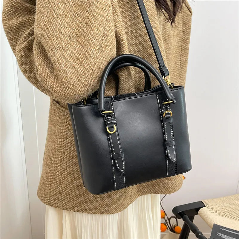 High Quality Women PU Leather Handbags Tote Bags Casual Female Shoulder Messenger Bags for Women Fashion Ladies Crossbody Bag