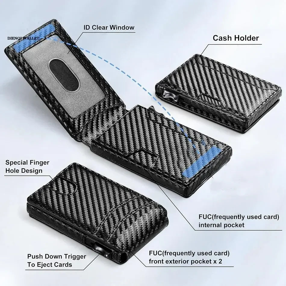 Modern Other Tactical Men Wallets Leather Genuine Premium Quality Men's Wallet Custom Logo Box