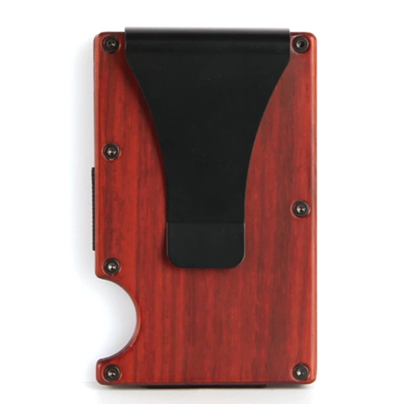 RFID Blocking Aluminium Card Holder/Smart Metal Slim Men Wallets/Minimalist Aluminum Wallet