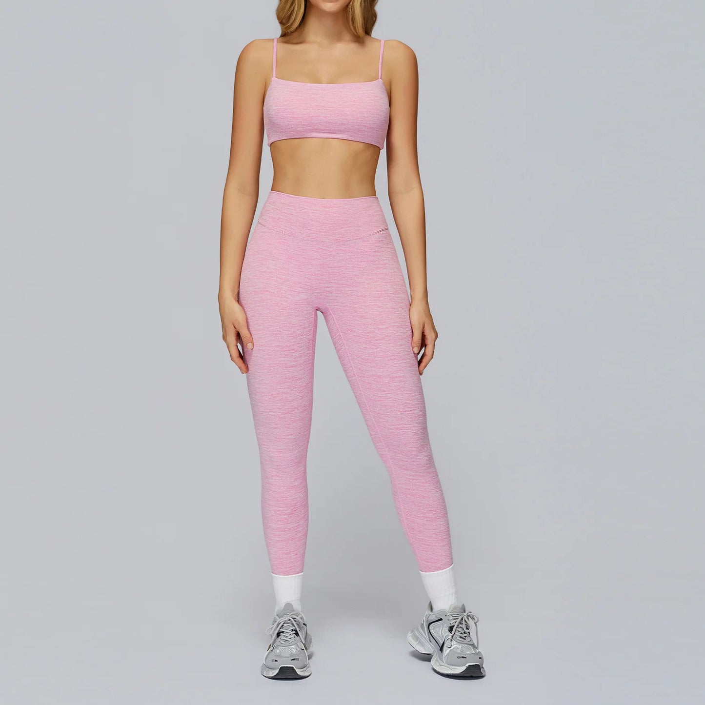 2025 Women 2 Piece Sets Impact Sports Bra Crop Tops High Waist Leggings Yoga Sport Outdoor Workout Lounge Wear Yoga Sets