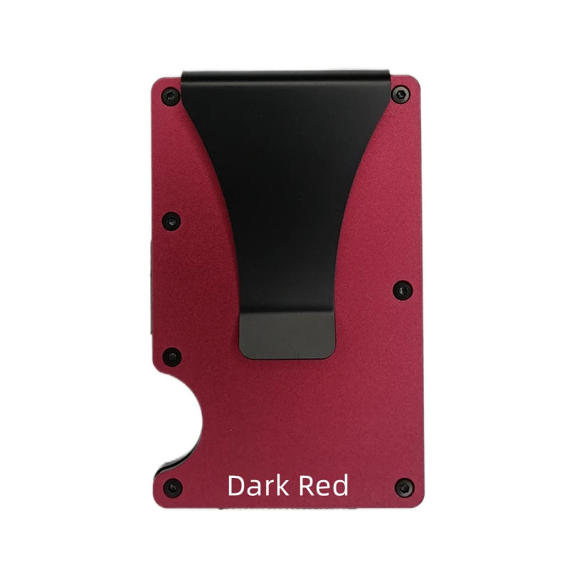 RFID Blocking Aluminium Card Holder/Smart Metal Slim Men Wallets/Minimalist Aluminum Wallet