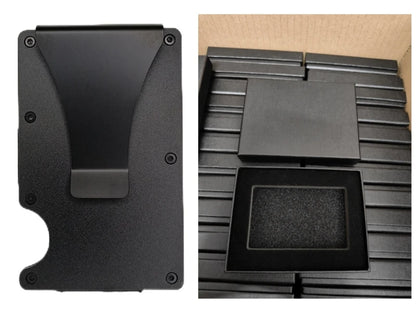 RFID Blocking Aluminium Card Holder/Smart Metal Slim Men Wallets/Minimalist Aluminum Wallet