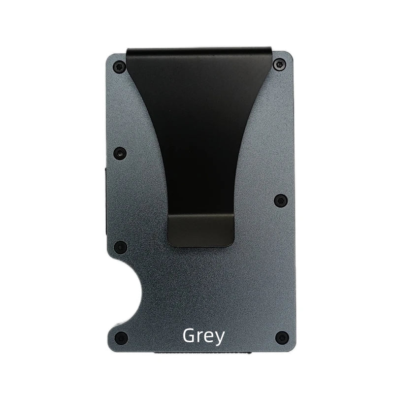 RFID Blocking Aluminium Card Holder/Smart Metal Slim Men Wallets/Minimalist Aluminum Wallet