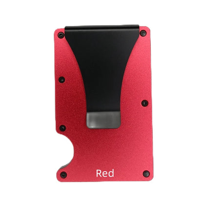 RFID Blocking Aluminium Card Holder/Smart Metal Slim Men Wallets/Minimalist Aluminum Wallet