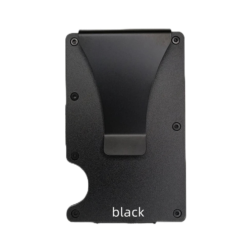 RFID Blocking Aluminium Card Holder/Smart Metal Slim Men Wallets/Minimalist Aluminum Wallet