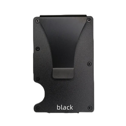 RFID Blocking Aluminium Card Holder/Smart Metal Slim Men Wallets/Minimalist Aluminum Wallet