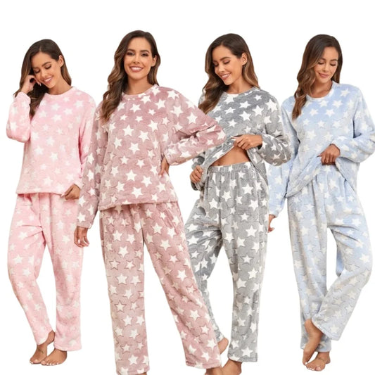 Free Shipping Pyjamas Femme Pjs Pj Pajamas for Women Sets Lounge Wear Two Piece Set Women Clothing