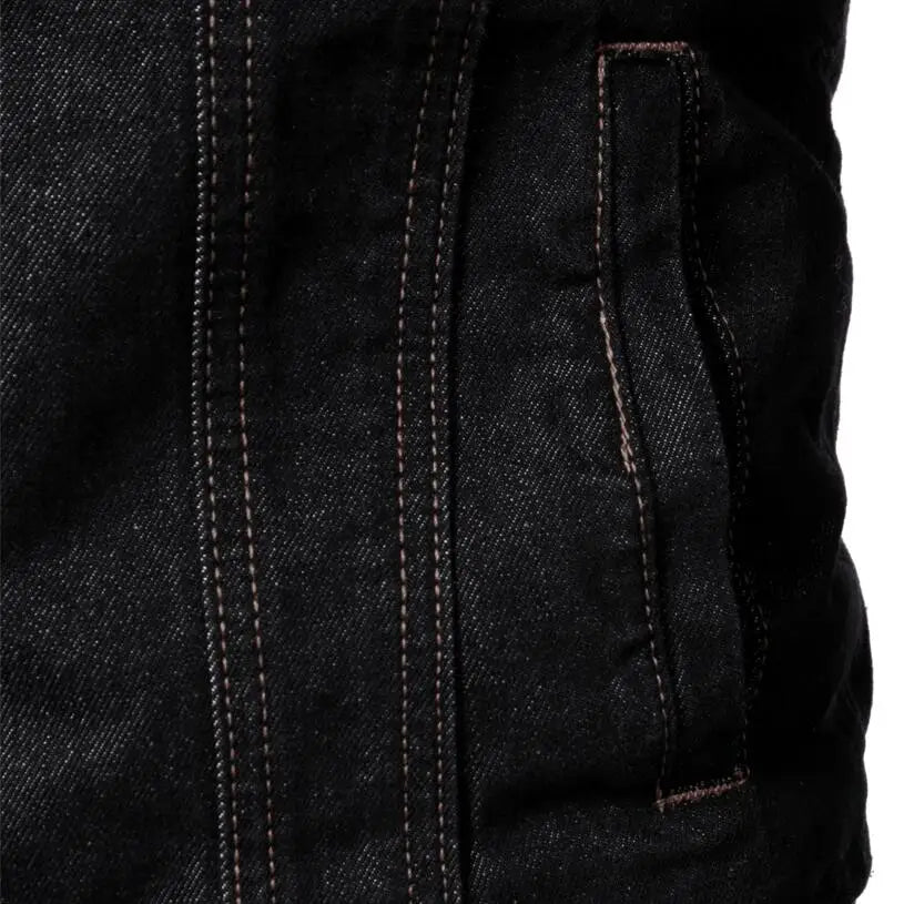 Men Light Blue Denim Jackets Slim Casual Denim Coats New Male High Quality Cotton Thicker Winter Jean Jackets Warm Coats XS-6XL