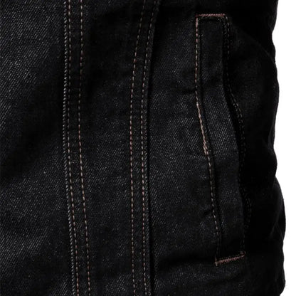 Men Light Blue Denim Jackets Slim Casual Denim Coats New Male High Quality Cotton Thicker Winter Jean Jackets Warm Coats XS-6XL