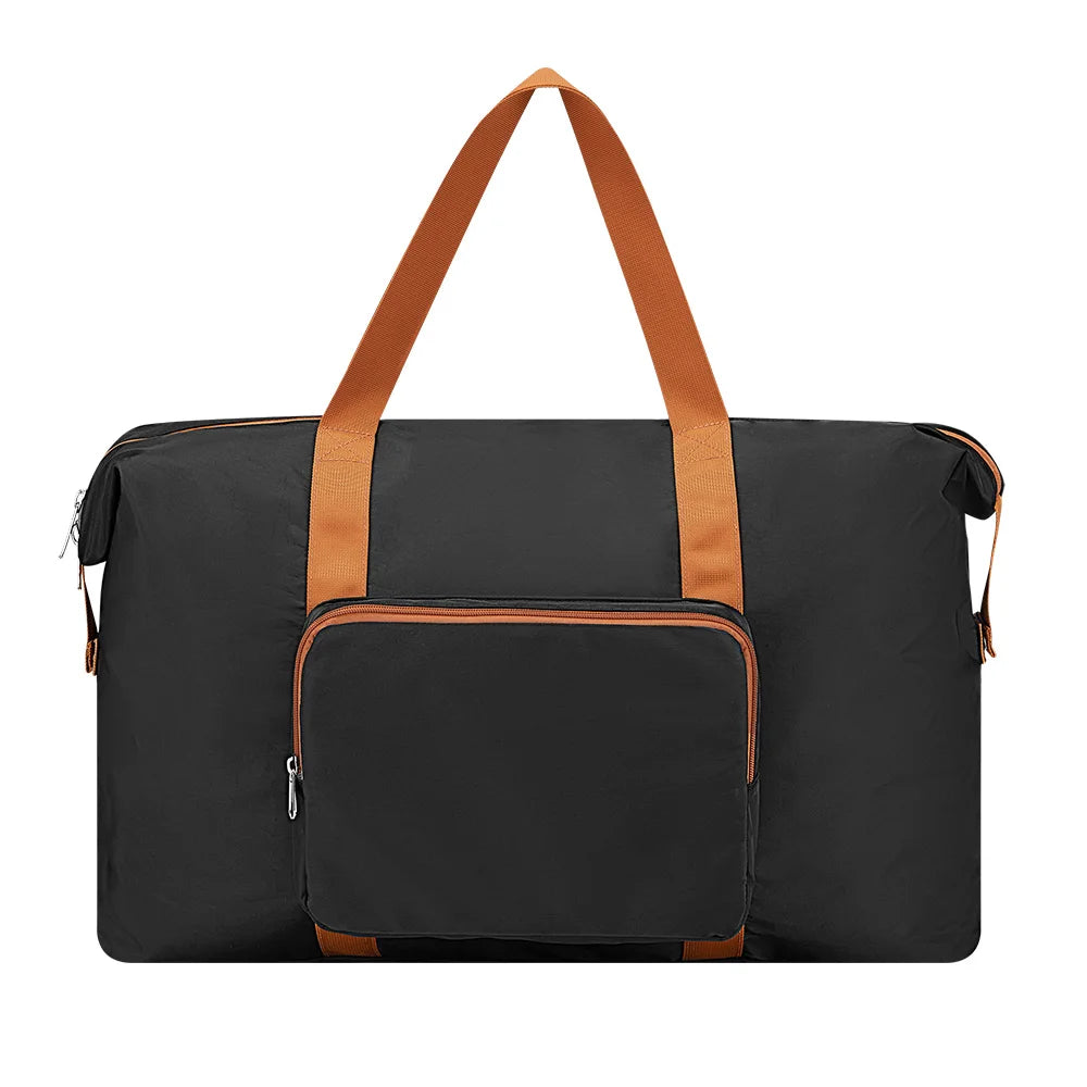 US Warehouse High Quality Lightweight Large Capacity Organizing Travel Bag Waterproof White Foldable Duffle Bags for Women Man