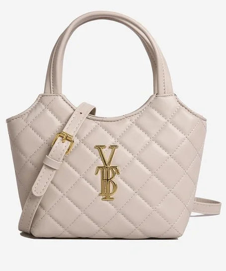 A New High-end and Simple Diamond-shaped Single-shoulder Handbag