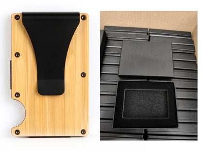 RFID Blocking Aluminium Card Holder/Smart Metal Slim Men Wallets/Minimalist Aluminum Wallet