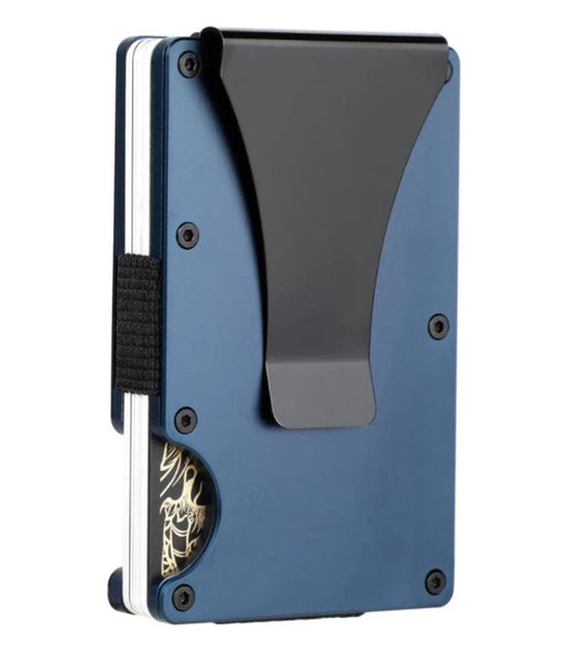RFID Blocking Aluminium Card Holder/Smart Metal Slim Men Wallets/Minimalist Aluminum Wallet