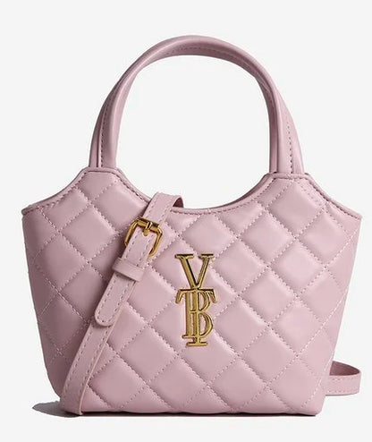 A New High-end and Simple Diamond-shaped Single-shoulder Handbag