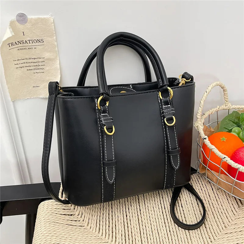High Quality Women PU Leather Handbags Tote Bags Casual Female Shoulder Messenger Bags for Women Fashion Ladies Crossbody Bag