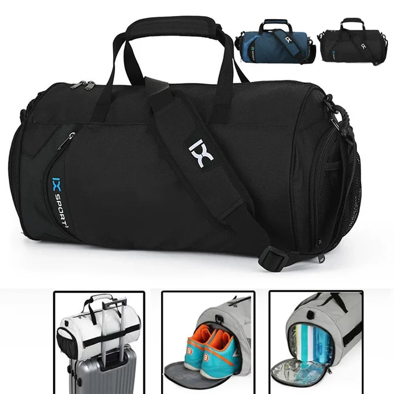 Large Gym Bag Fitness Bags Wet Dry Training Men Yoga for Shoes Travel Shoulder Handbags Multifunction Work Out Swimming Bag