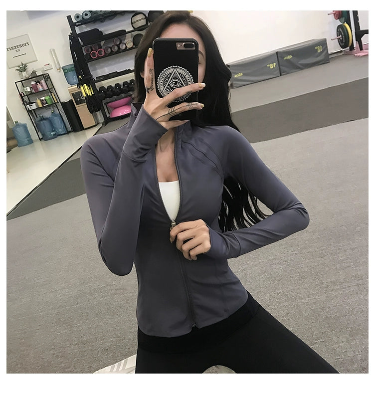 Fitness Girl Slimming Thin Yoga Clothes Sports Outwear