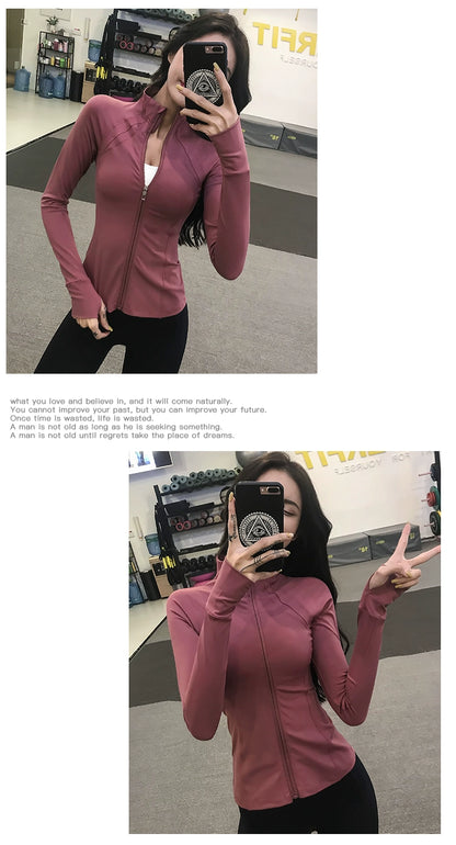 Fitness Girl Slimming Thin Yoga Clothes Sports Outwear