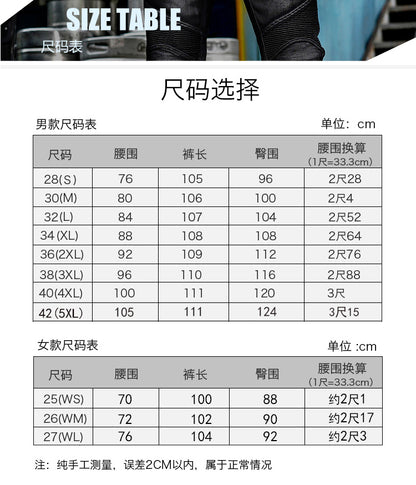 Uglybros Ugly Brothers Cycling Pants Coating Windproof Locomotive Style Denim Drop-Resistant Harley Retro Motorcycle Pants Men and Women