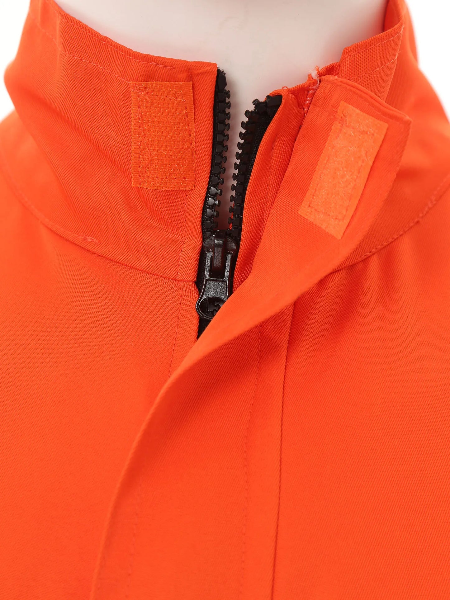 Men Resistant Coveralls Work Uniforms for Factory Workshop Stand Collar Long Sleeve Multi-pockets One-piece Jumpsuit Worker Wear