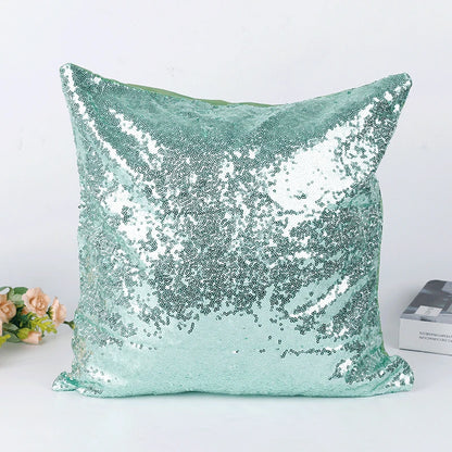 Sequin Pillow Cover Square Cushion Pillowcases  Bar Party Home  Gift Halloween  Wedding Festival