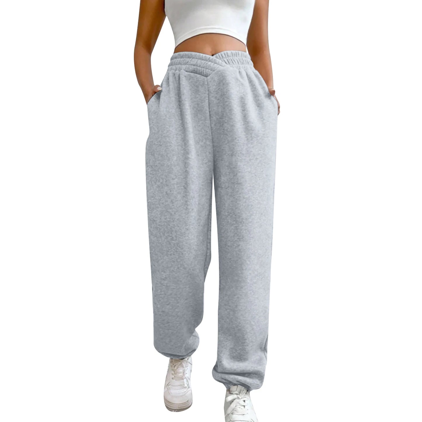 Women s High Waist Yoga Leggings with Side Pockets Tummy Control Workout Pants Running Tights Active Wear Leggings